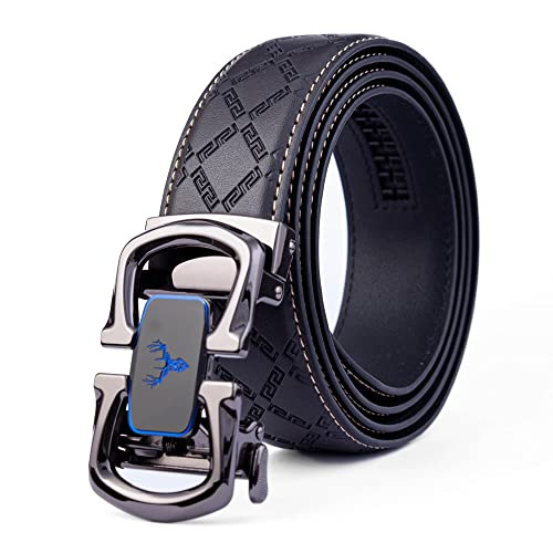 Cinturón de cuero genuino para hombre, informal, de negocios, impreso, popular, resistente a los arañazos y al desgaste, hebilla de cinturón, fabricante transfronterizo, venta directa al por mayor