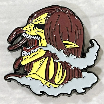 Aggressive Giant Brooch Allen Yeager Japanese Anime Cartoon Metal Badge Badge (Yaxa sancaqları) - e-28-1-2c07-02-c07