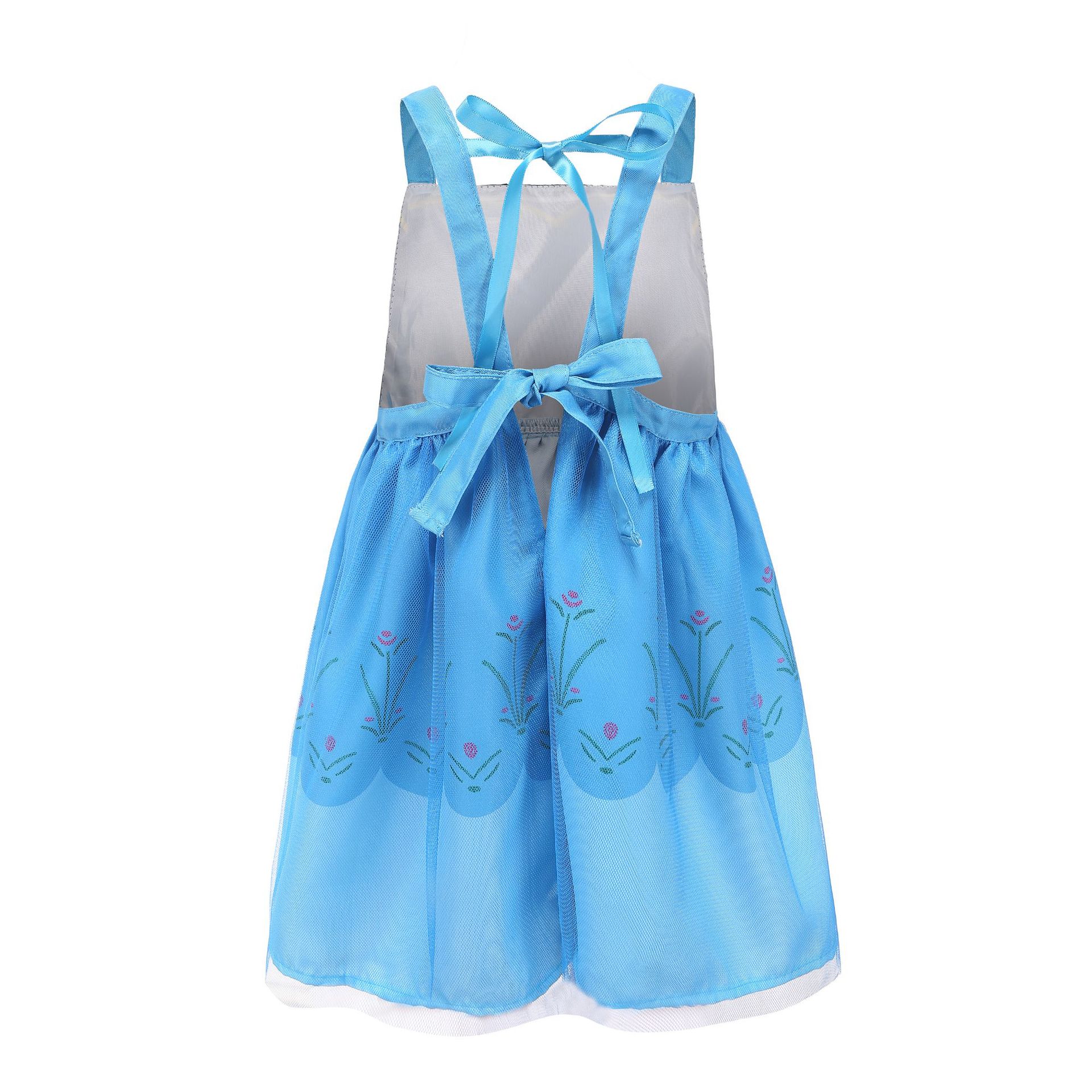 200g Weight Children's Dress Children's Clothing Type Polyester Fabric Type Skirt Sets Sets Type 1 Piece Quantity Masquerade, Daily, Party Occasion Collarless Neckline Slim Fit Type Cartoon Pattern Summer Season Girl'S Gender Princess Style Princess Cartoon Polyester Girls Dresses 10