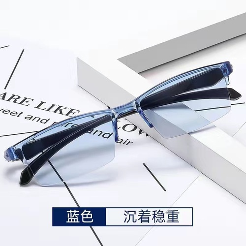 Reading glasses smart zoom black technology middle-aged and elderly high-definition reading glasses men's high-definition anti-blue light glasses for both distance and near use