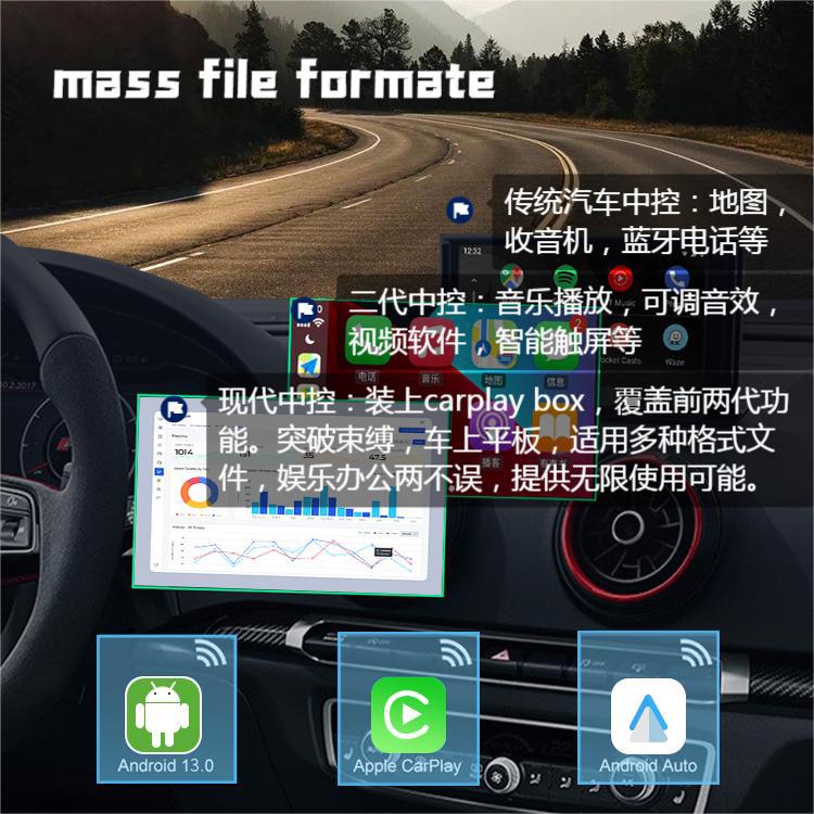 CUSP Carplay to Android box Car Machine Interconnection Qualcomm 6125 eight nuclear 8 128G Cross-border Hot Selling