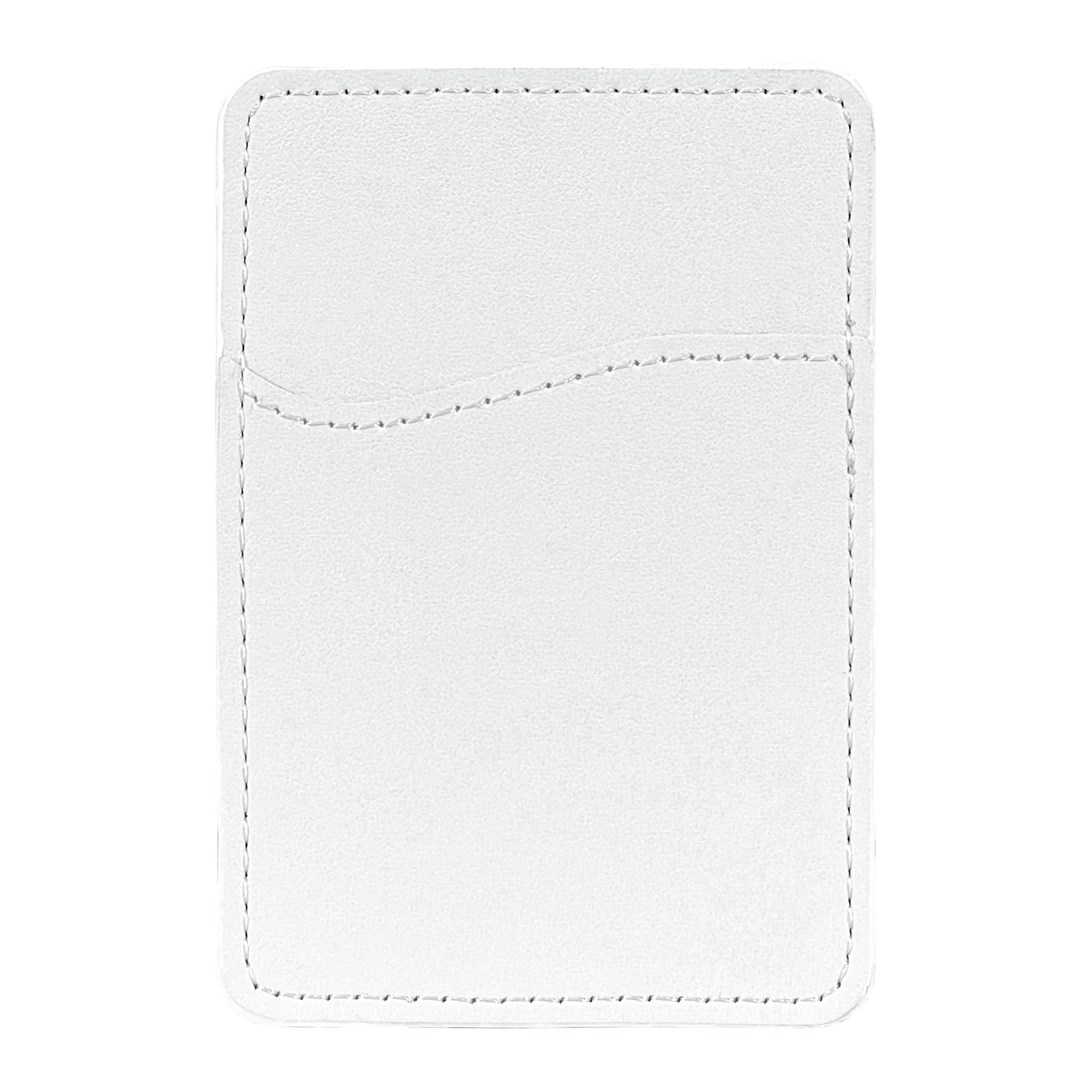 Suministro directo de fábrica, funda para tarjeta trasera de teléfono móvil, cuero PU, LOGOTIPO imprimible, adecuado para impresión UV, serigrafía, impresión en relieve