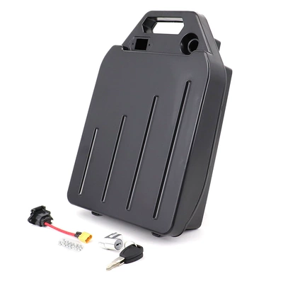 Wholesale Harley large electric Other Electric Vehicle Accessories - harley-battery-box-with-vertical-stripes-charging-port-and-battery-lock