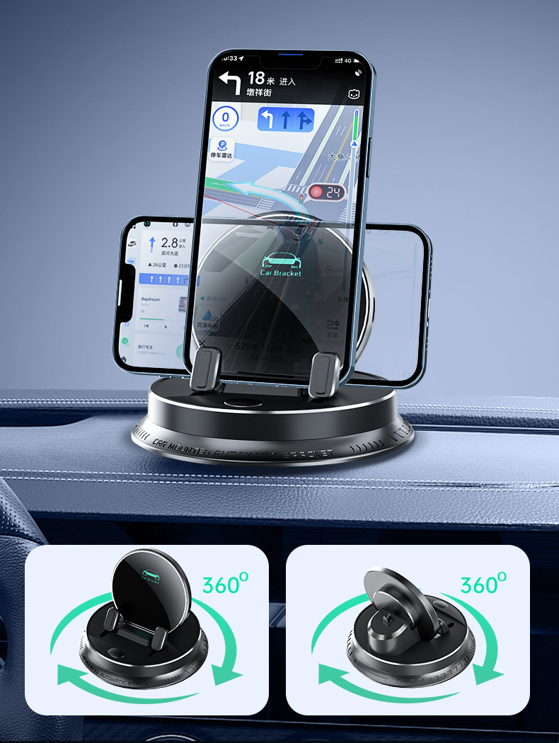 Intelligent Sensor Wireless Charging Mobile Phone Holder Navigation Dedicated Car Support Bracket Anti-Slip Car Dashboard Bracket