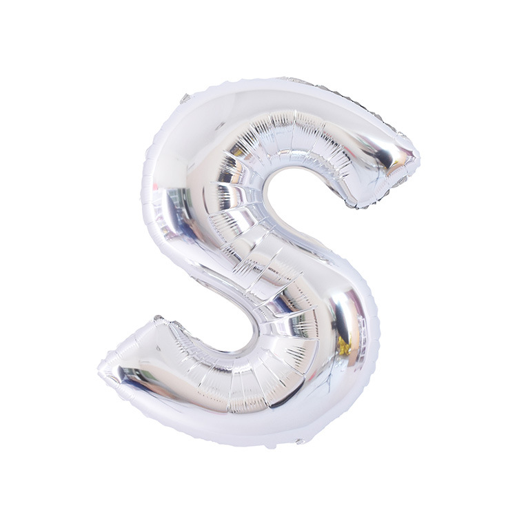 32 pulgadas 40 pulgadas 16 pulgadas inglés carta globo de aluminio fiesta de cumpleaños decoración de la boda papel de aluminio globo escena diseño