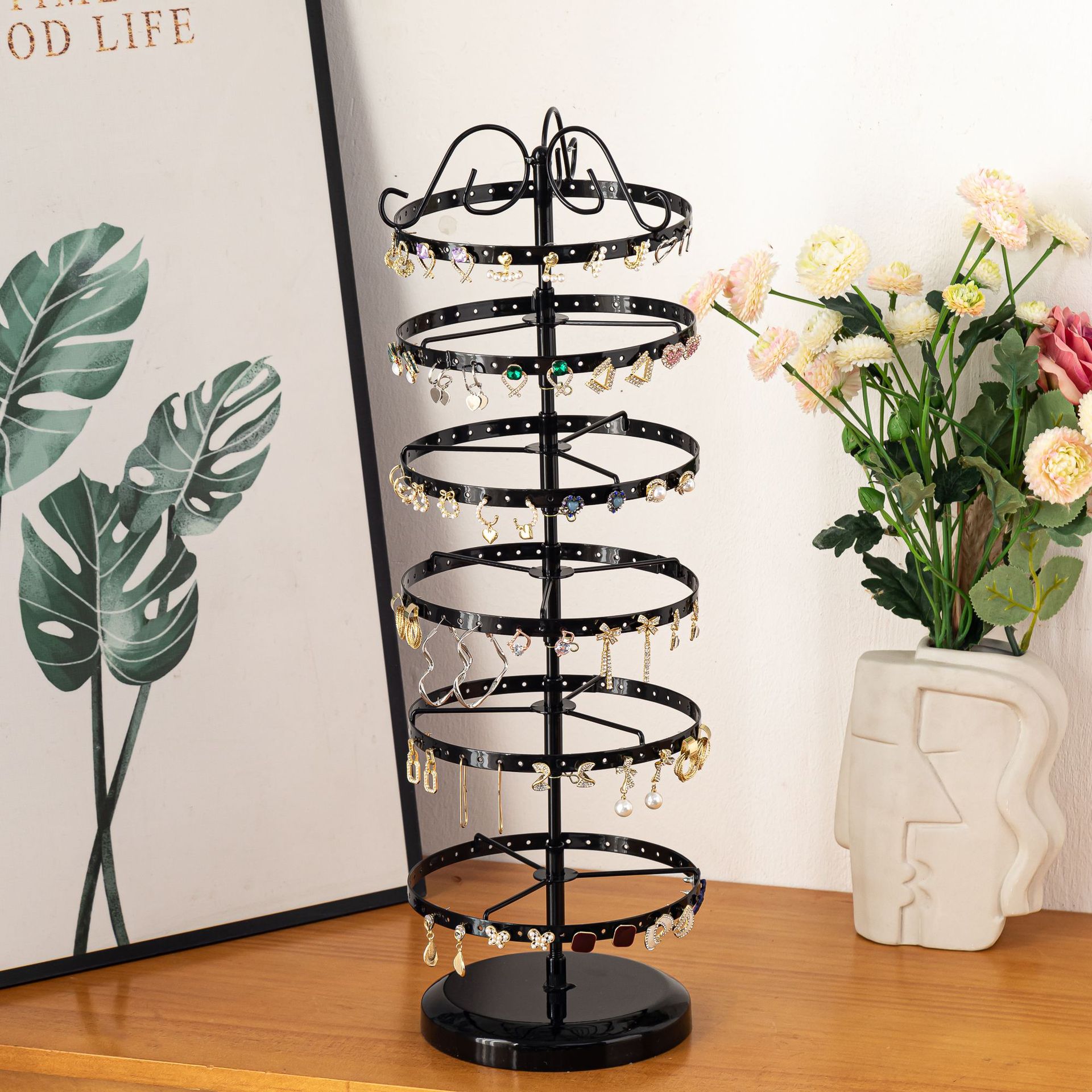 6 층 264 홀 블랙 [52*16CM]