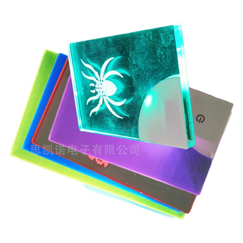 Акриловая зарядка тонкая светящаяся визитная карточка бизнес-юбилей отеля атмосфера подарочная подвеска желающая световая табличка