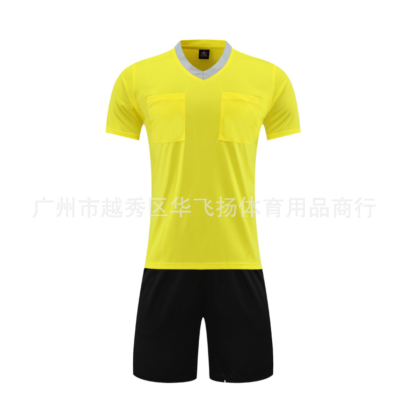 2024 new professional men's football referee uniform suit referee clothing shorts can be customized