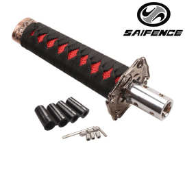 厂家直销跨境汽车改装武士排挡头通用个性档把头15CM可开票