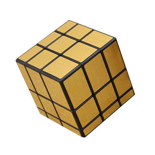 Qiyi Mirror Rubik's Cube third-order special-shaped brushed stickers Children's educational and stress-reducing toy Rubik's Cube with tutorial
