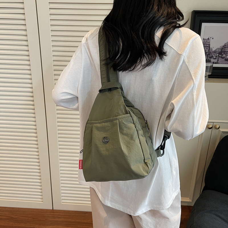 双肩包女休闲大容量多功能背包轻便旅行胸包斜挎包新款时尚单肩包|undefined