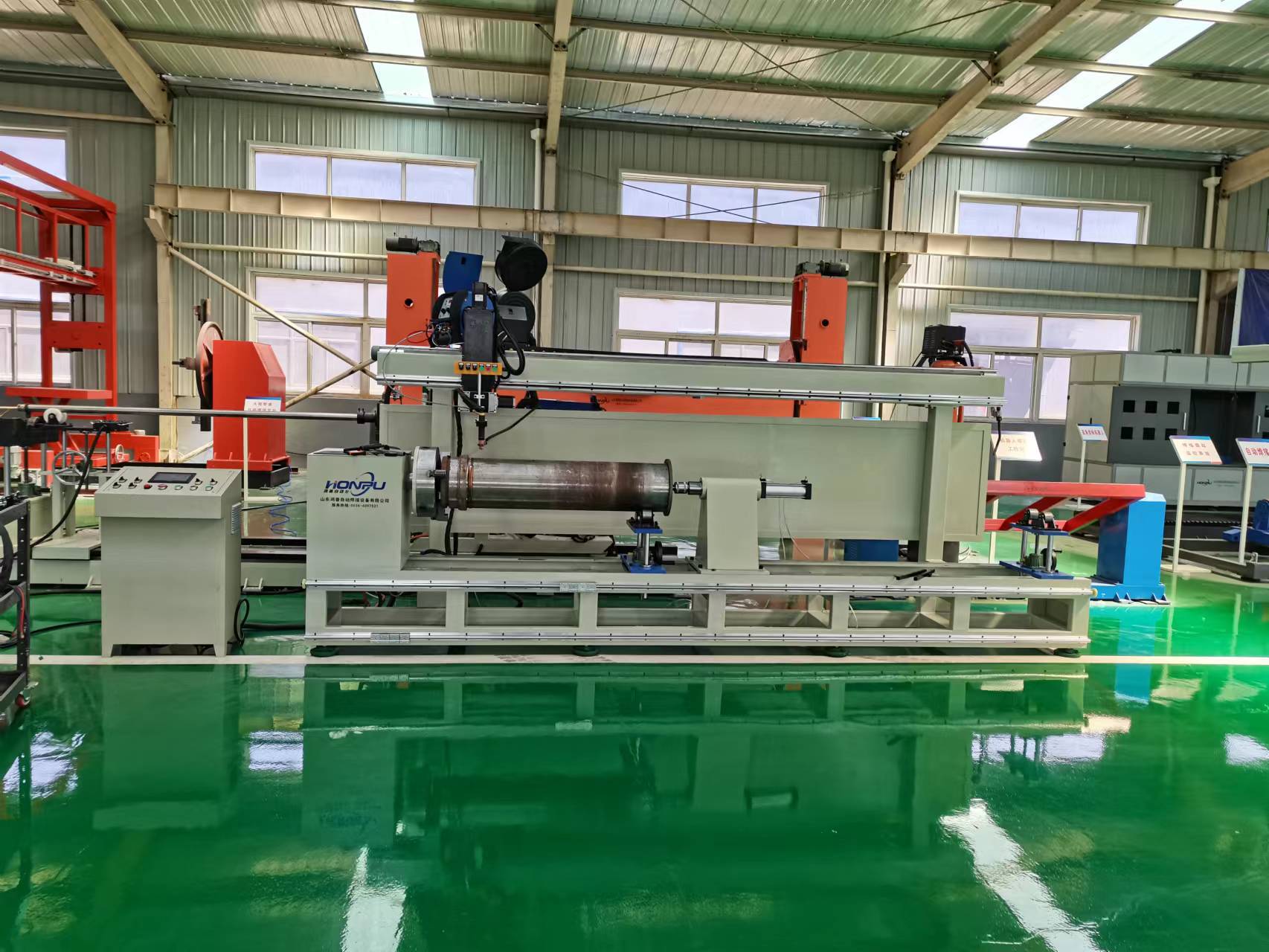 钢管圆管对接焊机 螺旋堆焊接设备 环缝焊