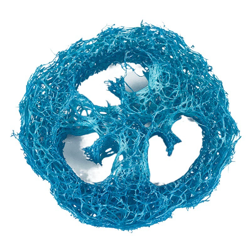 Жевательные ломтики люфы для животных, разноцветное волокно люфы для чистки зубов, устойчивые к жеванию игрушки для игр и скрежетания зубами для хомяков и шиншилл.