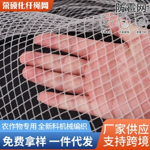 [防雹网防虫防鸟网 果园苹果树大棚防冰雹聚乙烯全新料防霜网批发]