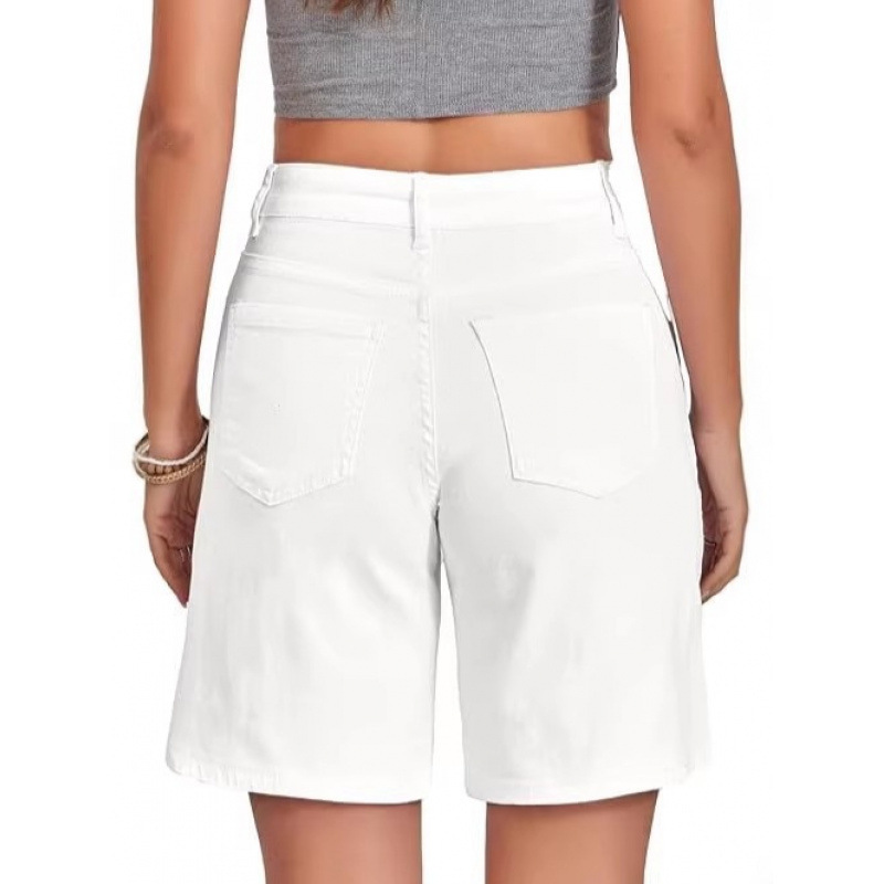 Women's Denim Shorts High Waist Elastic Short Pants Loose Casual Denim Shorts Women's 2026 Summer Shorts Fashion Women's Denim Shorts High Waist Elastic Short Pants Loose Casual Denim Shorts Women's 2026 Summer Shorts Fashion