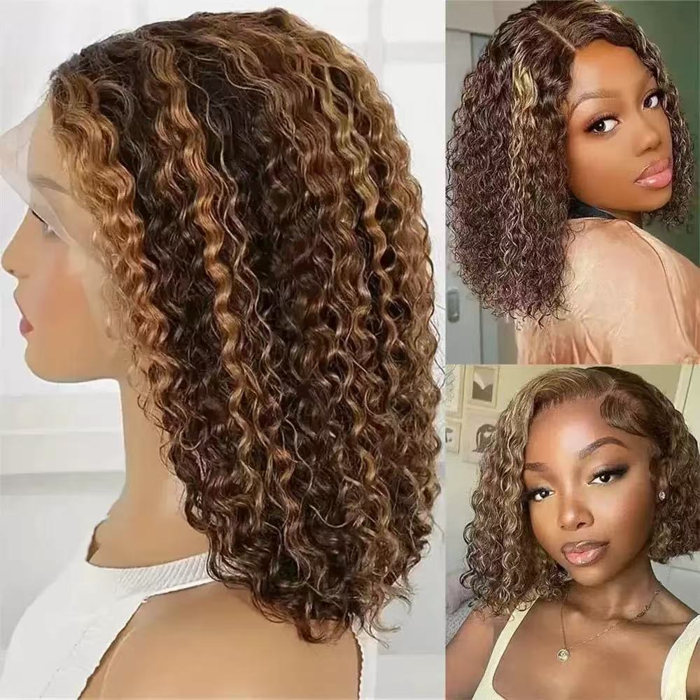 Moda transfronteriza elegante dama venta caliente Front lace wig peluca de pelo largo y rizado antes de encaje de fibra química