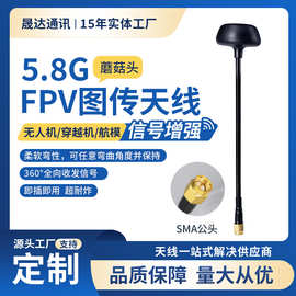 5.8G全向蘑菇头FPV图传天线 户外防水抗干扰 高增益无人机天线