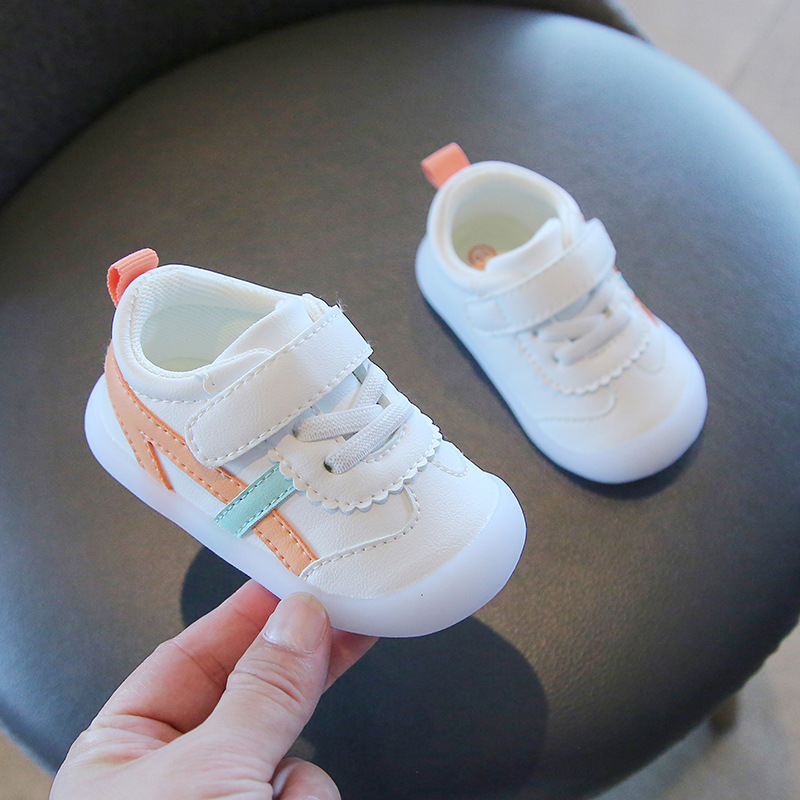 Bebé Niño Zapatos de los hombres de fondo suave 0-1-2 Años de Edad medio Bebé Zapatos de primavera y otoño de las mujeres transpirable infantil zapatos antideslizantes