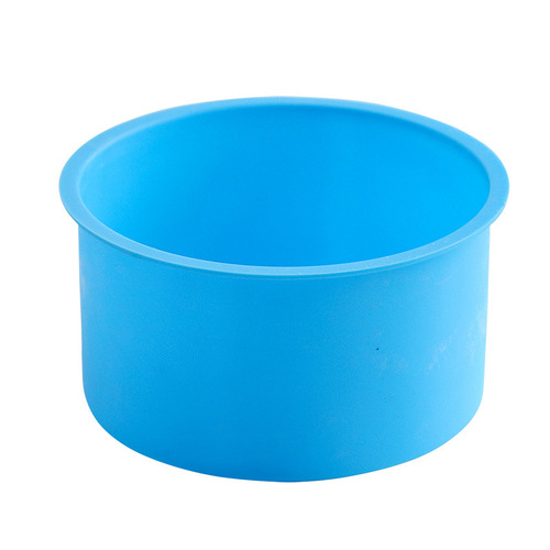 Meimuer 4-inch round cake scented candle DIY Western pastry baking imitation dessert candle making silicone mold