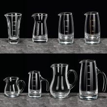 玻璃白酒分酒器洋酒红酒醒酒器家用饭店用小号100ml分酒壶带刻度