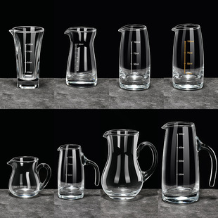 Glass Liquor Dispenser Foreign Wine Red Wine Decanter Household Hotel Small 100ml Dispenser with Scale