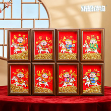 2026马年招财摆件新年美好祝福装饰摆台送员工工位摆件年会小奖品