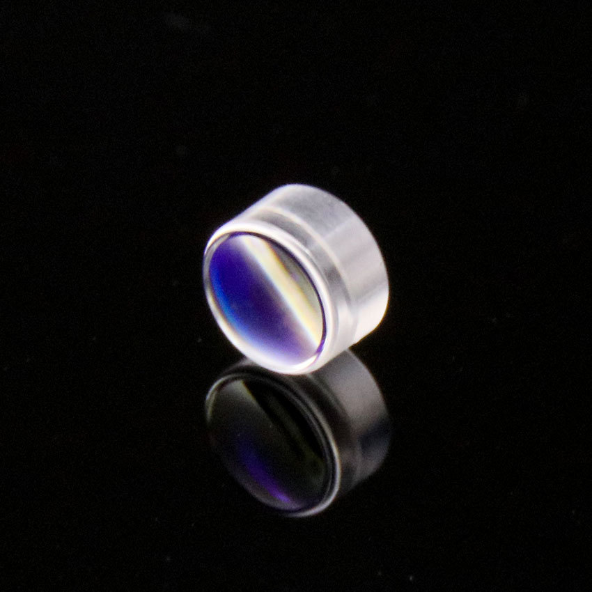 有效焦距3.2mm材质D-ZLAF52LA中心厚2.0mm光学玻璃透镜