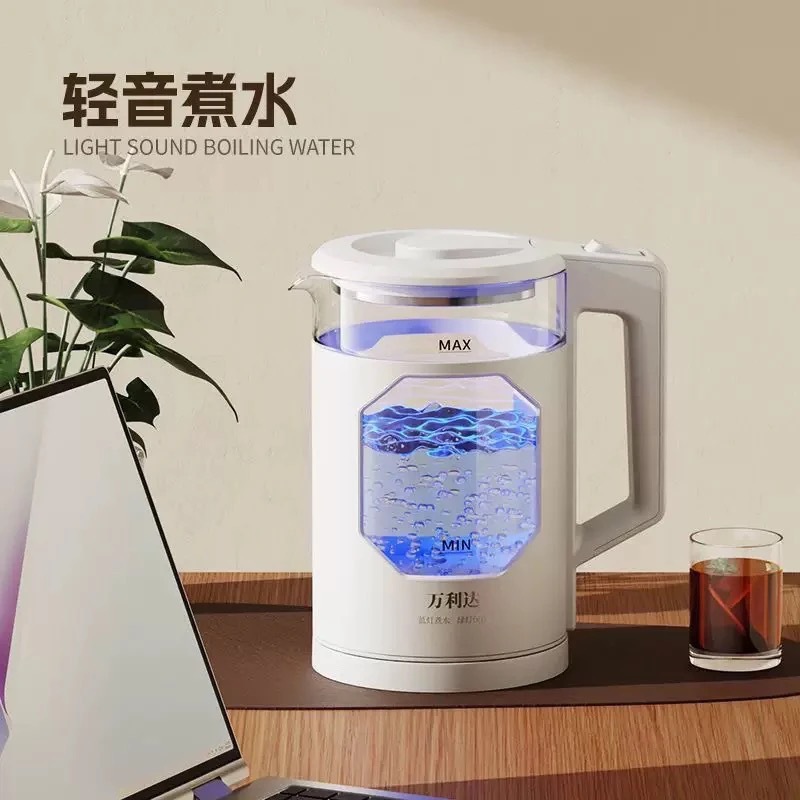 2.5L白色+201包胶不锈钢+电热水壶