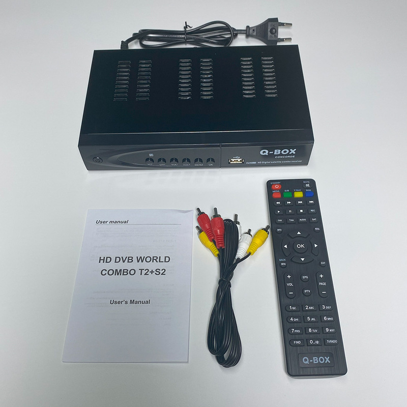 スポットアフリカコンボ DVB T2+S2 高解像度 TV セットトップ ボックス Q-BOX コンボ レシーバー|undefined