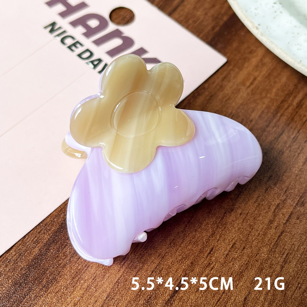 Retro nicho francés acético empalme flores tiñez agarrar clips temperamento pequeño tarjeta de cabello de tiburón clip de cabello adornamiento para mujeres image 8