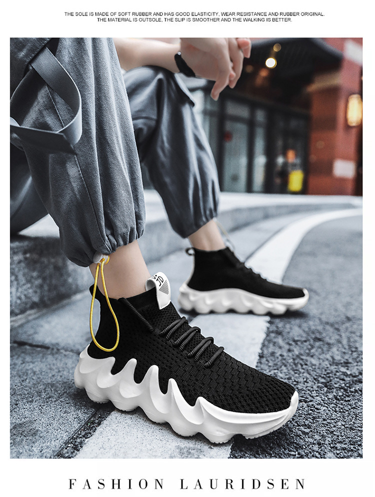 Neue übergroße, leichte, atmungsaktive Socken, vulkanische Sport- und Freizeitschuhe, trendige Herrenschuhe in koreanischer Version_voghion.com