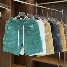 帅气短裤男痞帅网红时尚百搭潮牌休闲工装裤速干裤宽松直筒五分裤