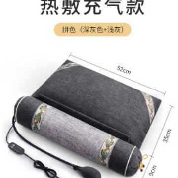 頸椎枕、頸椎を保護する睡眠用枕、ヨモギ、そば、決明子入り円筒形ネックピロー|undefined