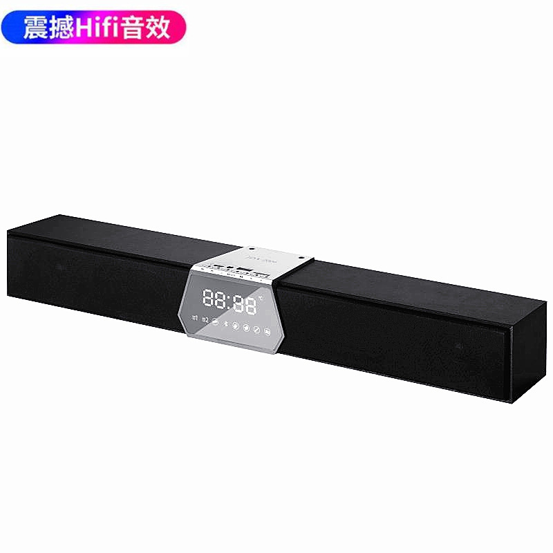 2022 New Wooden Bluetooth Sound Bar Speaker TV Computer Home Long soundbar Alarm Clock Audio 2022 New Wooden Bluetooth Sound Bar Speaker TV Computer Home Long soundbar Alarm Clock Audio