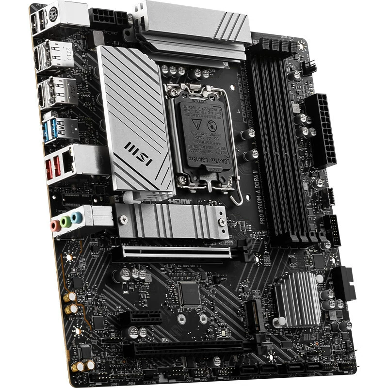 Материнская плата Intel MSI Pro B760M-A DDR4 II, версия без Wi-Fi