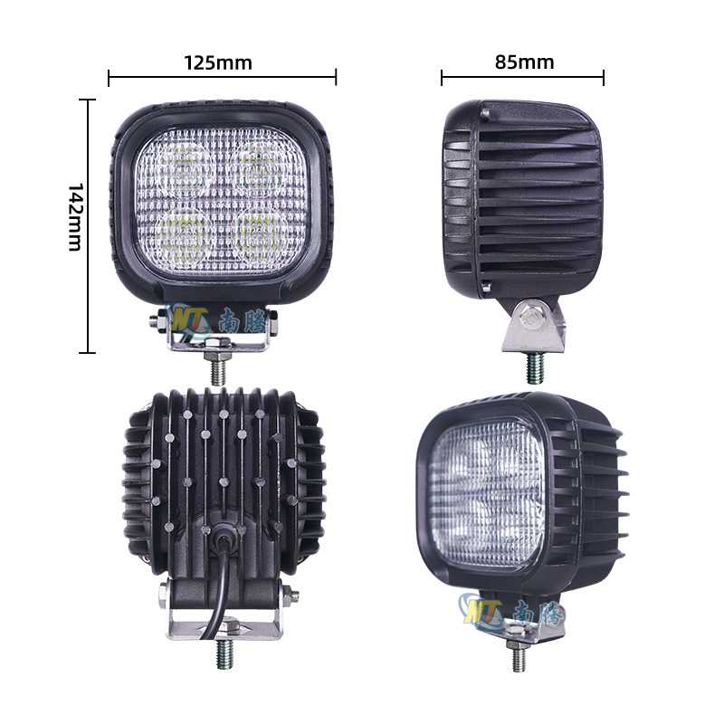 5 pulgadas cuadrado LED40W luz de trabajo luz del coche proyector off-road vehículo luz del camión 40W proyector Shell image 9