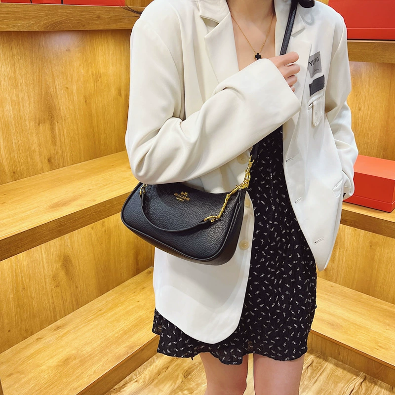 Shoulder bag, soft underarm bag, internet celebrity, high-end