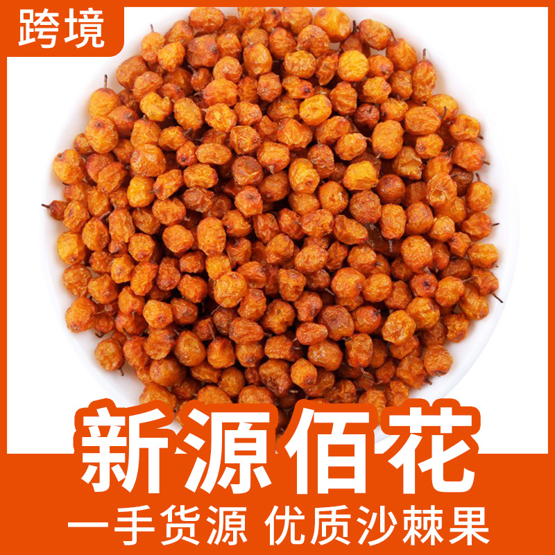 沙棘果现货批发新疆长果沙棘油性足无沙中药材干量大价优水果茶