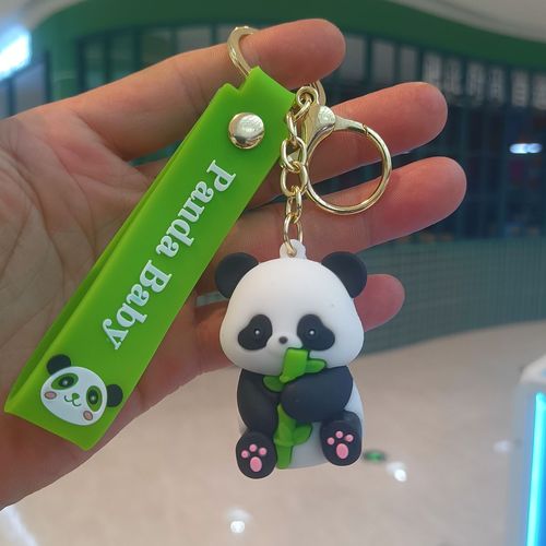 Cute Bamboo Panda Keychain, Internet Famous Panda Bag, Plush Doll, Charms, Arcade Gift, Wholesale