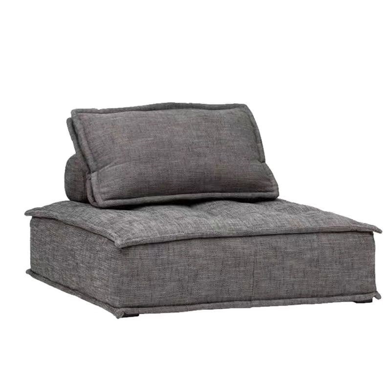 Plain fine-woven cotton and linen gray (goose down bag)