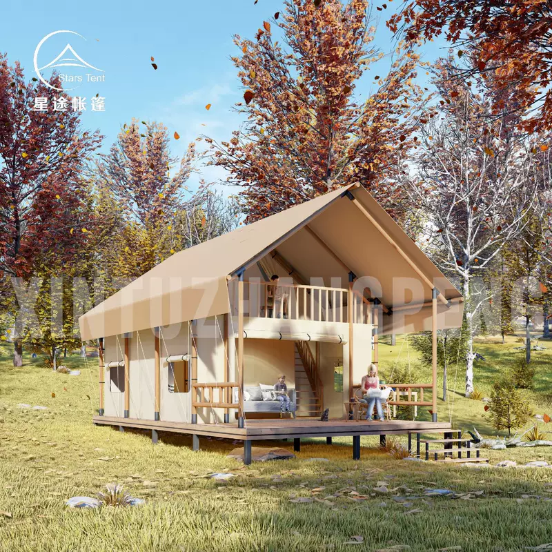 Double-layer travel universal tent for camping