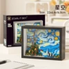 Starry sky, photo frame, 1568 pieces
