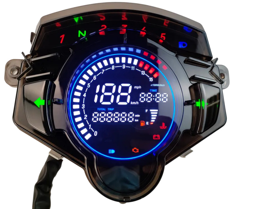 Exported to South America Yamaha Lc135 Digital Instrument Assembly Mexico Italika At110Rt Road Code Meter