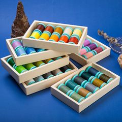 JR high-end national color round wax thread set 0.35 0.4 0.5 0.65 0.8mm special for hand weaving