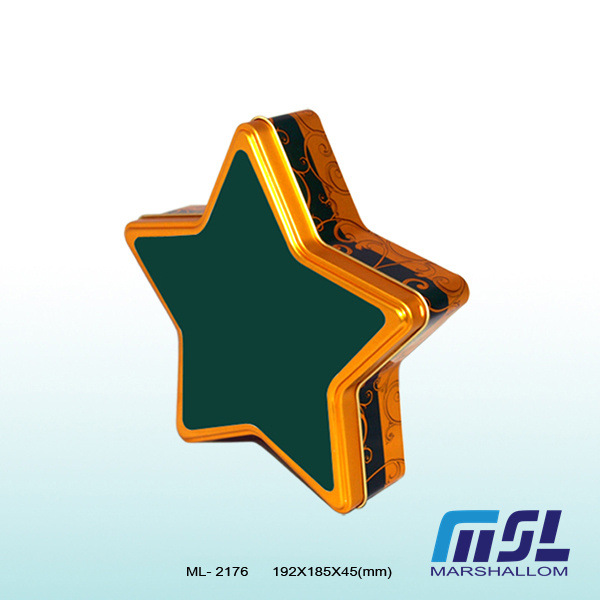 源头厂家 优惠供应精美马口铁ML-2176糖果罐 巧克力罐 通用包装罐