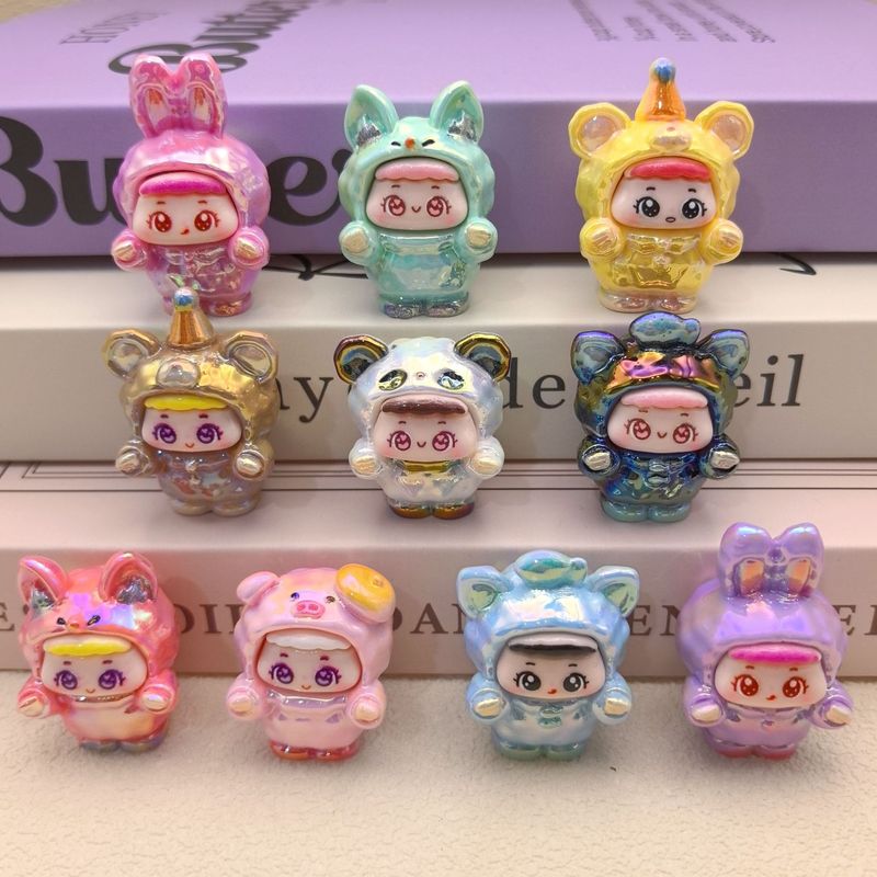 電気メッキいたずらハグブラインドバッグかわいい diy ジュエリーペンダントデスクトップ車の装飾品樹脂アクセサリー卸売|undefined