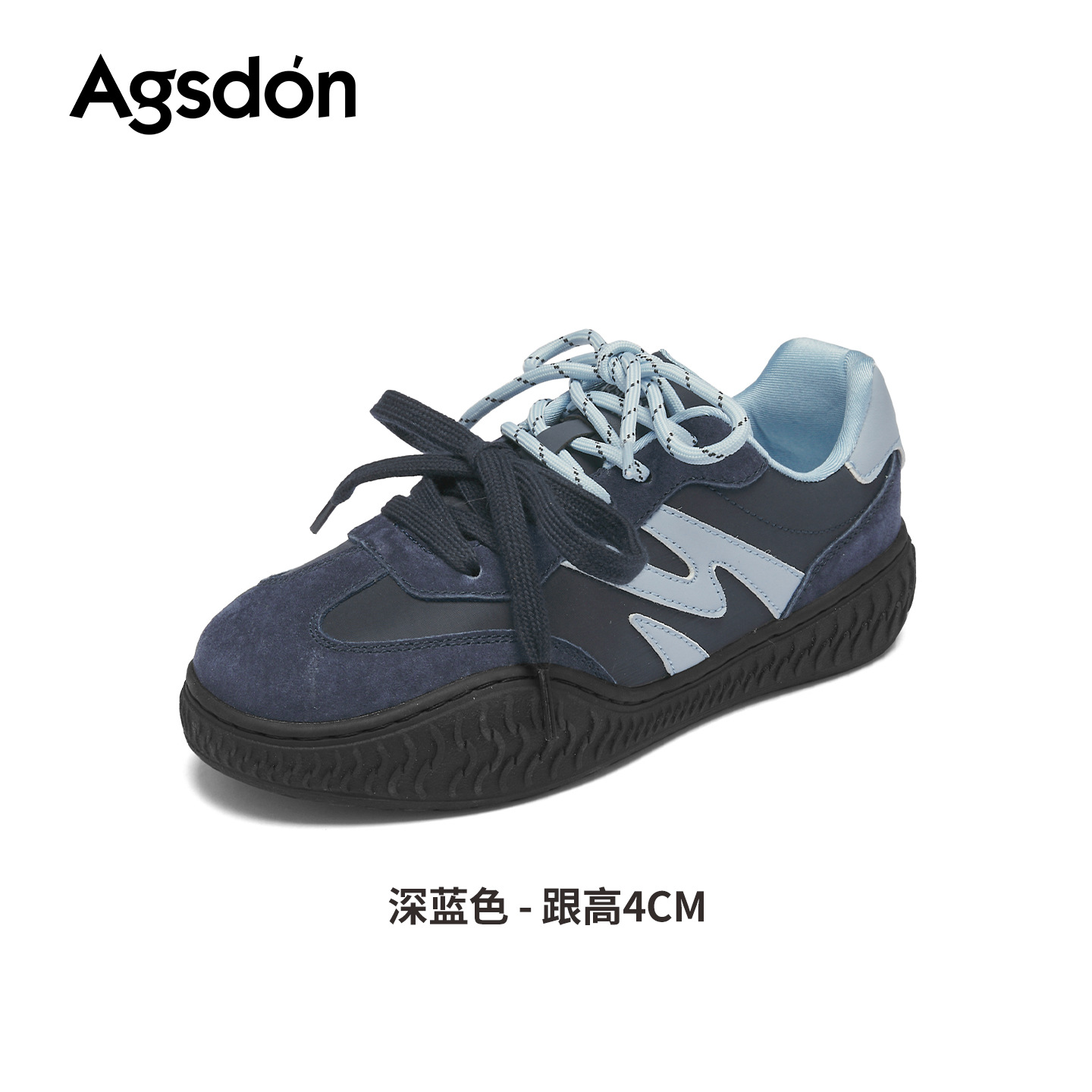 Augu Shi Deng retro zapatos de entrenamiento de mujeres 2026 verano nuevo Gump zapatos deportivos marrón suave zapatos casuales