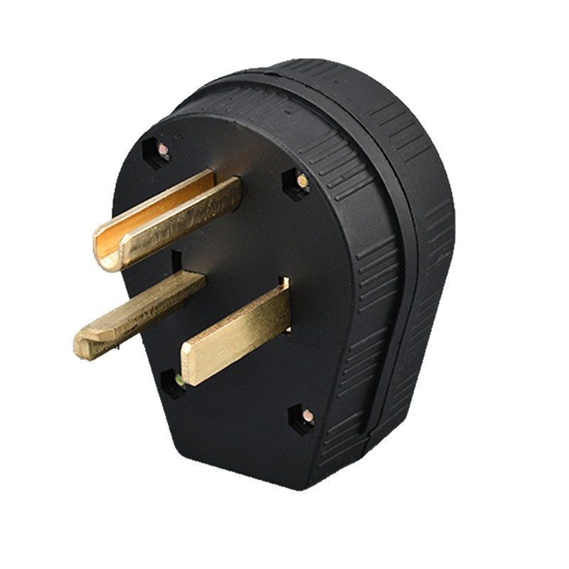 Estándar americano RV de alta potencia NEMA10 - 50P enchufe de tres núcleos 125 / 250V50A enchufe de alimentación estadounidense