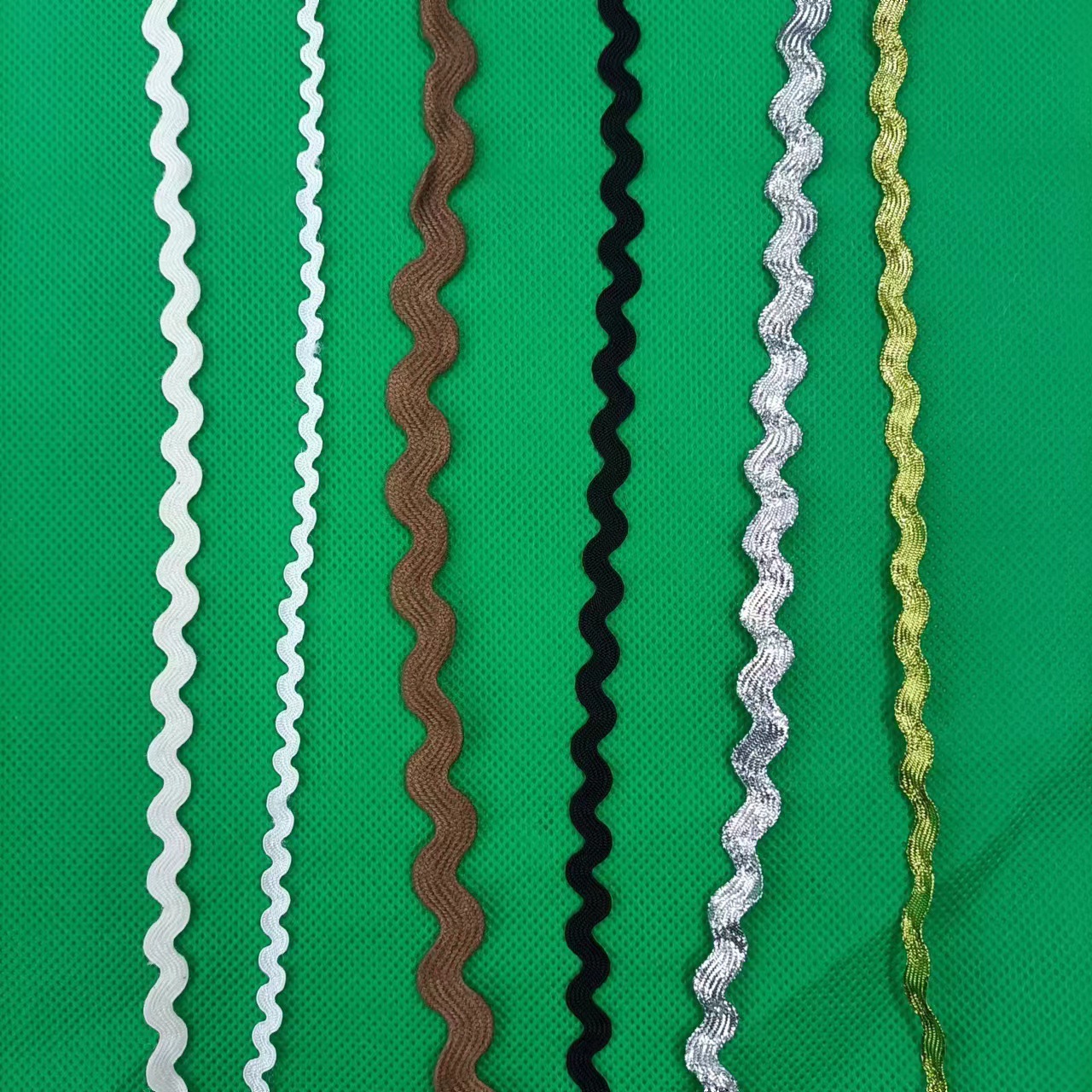 Cinturón de marinero de encaje hecho a mano de bricolaje/cinturón de carretera de montaña/cinturón S/borde ondulado/encaje de palabra/material de algodón en stock