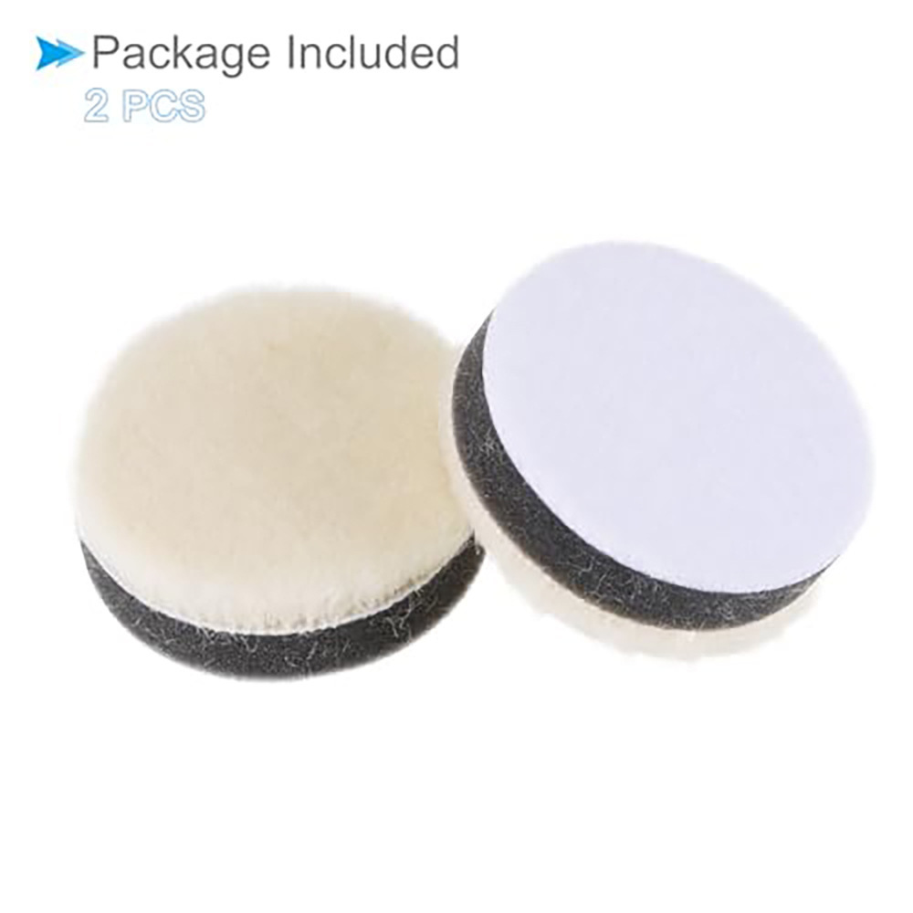 跨境羊毛抛光轮 白色精选材质柔软耐用 高效打磨精细抛光适用性广